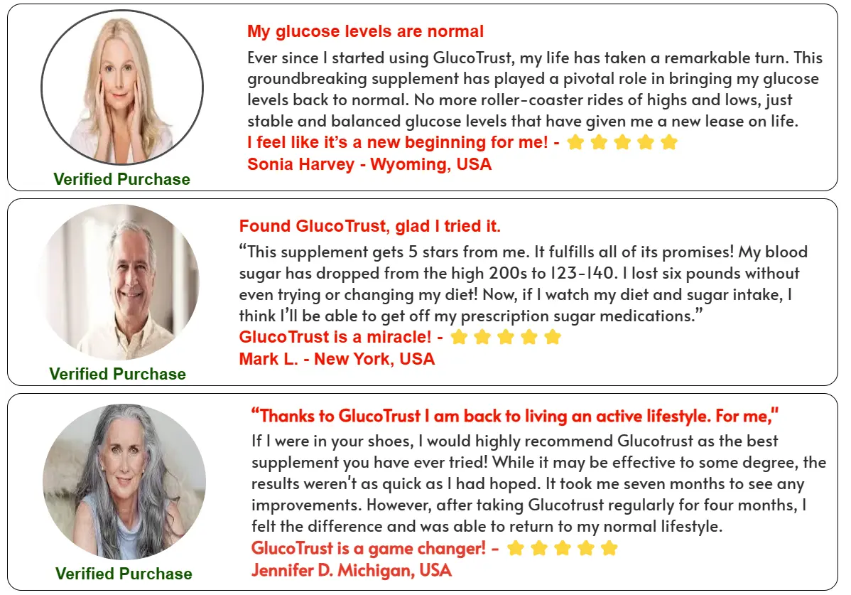 glucotrust - Testimonials and Reviews - image